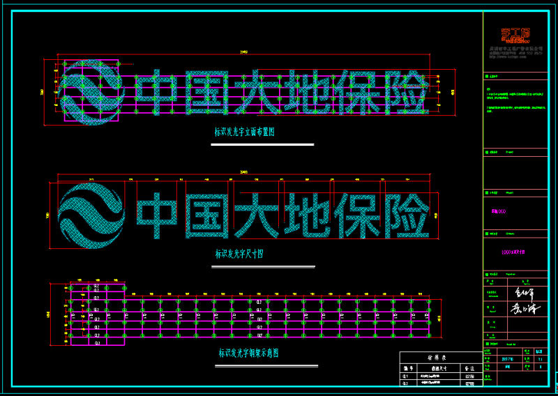 樓頂發(fā)光字鋼結構設計圖紙經(jīng)常碰到的問題