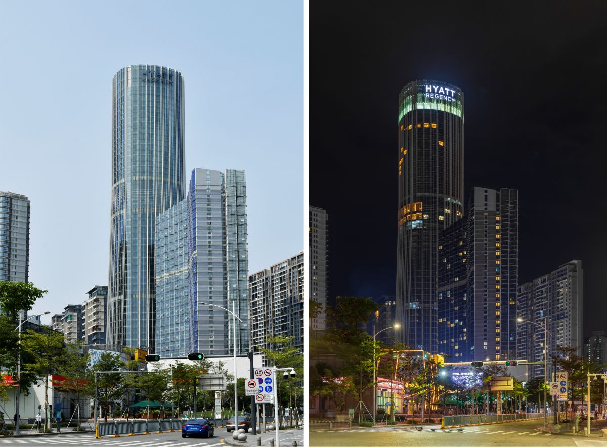 深圳凱悅星級(jí)酒店發(fā)光字工程案例